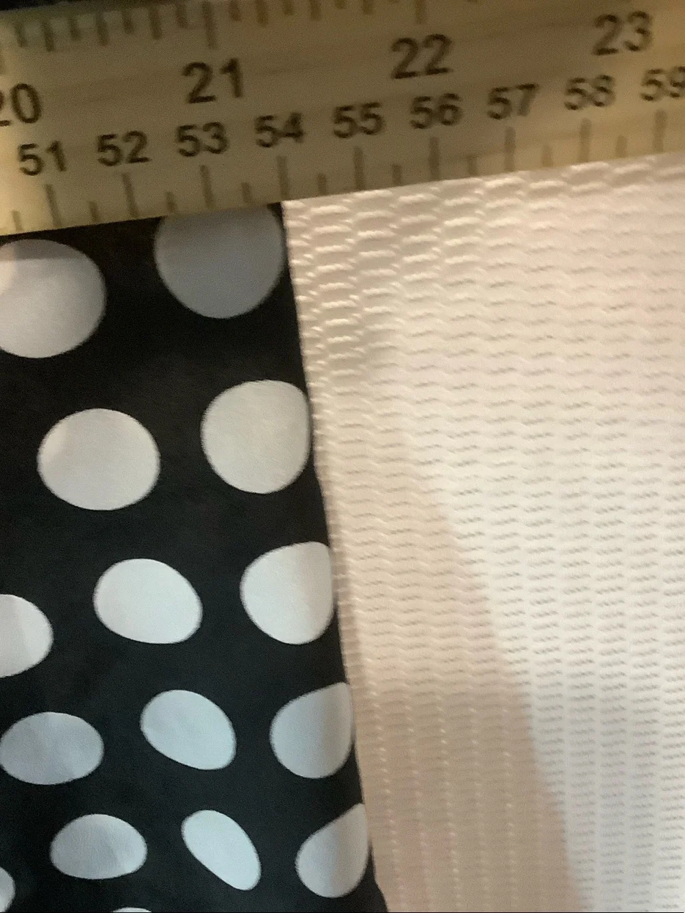 J. Crew Black Top with White Polka Dots